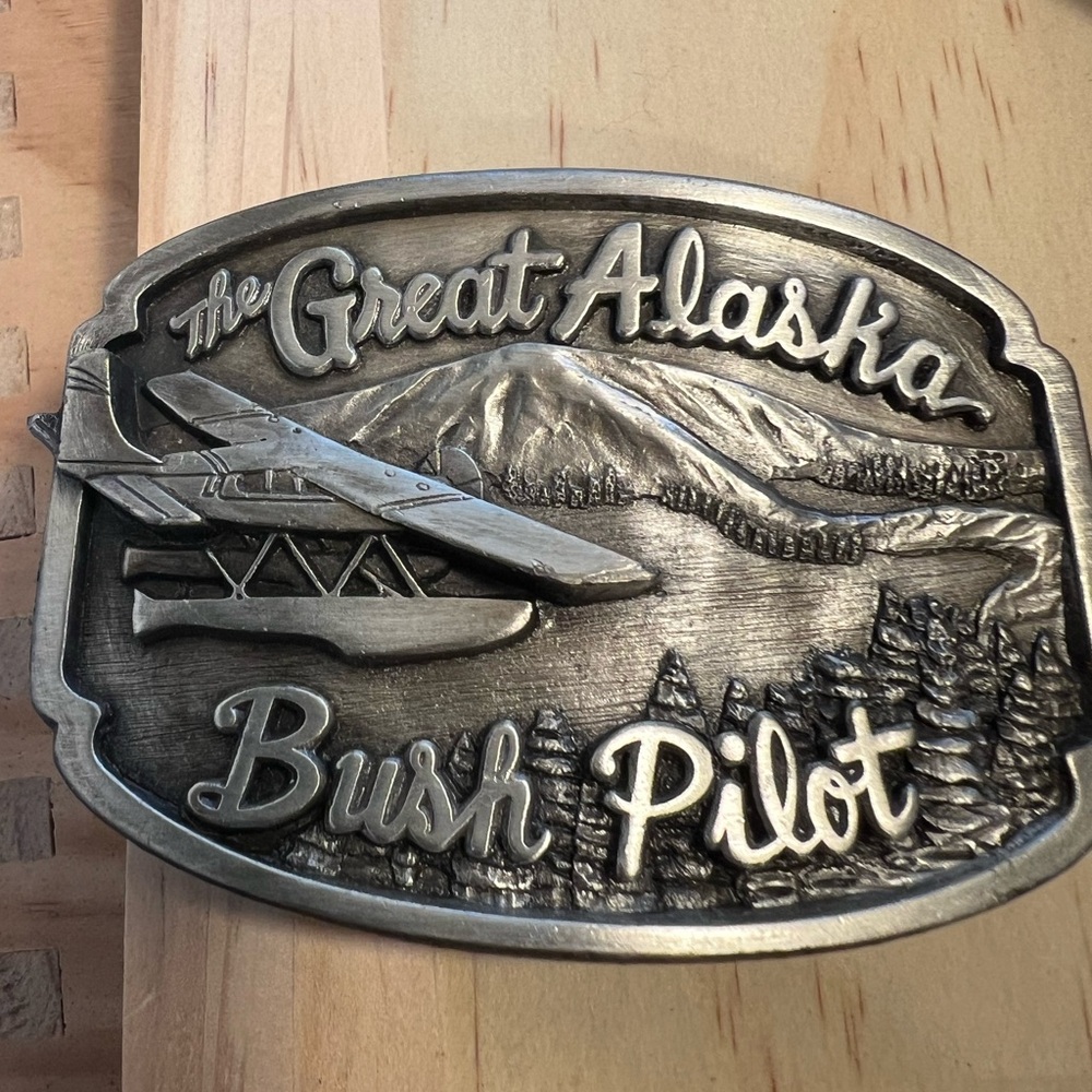 The Great Alaska Bush Pilot Belt Buckle